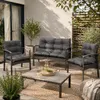Palettenkissen Loungekissen Set 3-teilig, Outdoor Produktbild-Vorschau 11