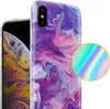 Cadorabo Schutzhülle für Apple iPhone XS MAX Hülle in Lila Produktbild-Vorschau 3