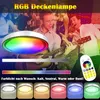 YARDIN Led Deckenleuchte Dimmbar mit Fernbedienung 60W RGB Produktbild-Vorschau 3