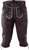 Edelnice Trachtenlederhose Kniebundhose dunkelbraun 48 Produktbild-Vorschau 1