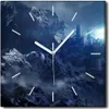 Coloray Uhr auf Leinwand 30x30 cm Wand Uhr Dekoration Produktbild-Vorschau 1