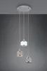 Suspension KAPRUN argent et nuances d'argent, 3xE14x28W, Voir les images du produit 9