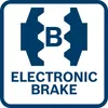 A logo with text that says 'ELECTRONIC BRAKE' and a letter 'B' inside a gear-like symbol. Voir les images du produit
