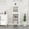 vidaXL Badschrank Weiß 30x30x100 cm Holzwerkstoff Produktbild-Vorschau 2