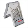 A set of Bosch ceramic drill bits in a gray and white plastic case. Podgląd zdjęcia produktu