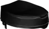HANDICAP Erhöhter WC-Sitz 10 cm, schwarz Produktbild-Vorschau 1