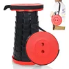 Tabouret pliant rouge, télescopique & réglable en hauteur,, Voir les images du produit 9