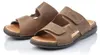 Rieker Herren Echtleder Pantolette braun, Herren:42 EU Produktbild-Vorschau 1