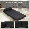 HOMCOM Schlafsessel, 2-in-1 Schlafsofa mit Bettfunktion, Produktbild-Vorschau 6