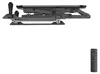 A motorized TV ceiling mount and a remote control are shown against a white background. Produktbild-Vorschau