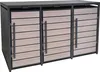 Metall Mülltonnenbox 3er Mülltonnenverkleidung 196 x 118 cm Produktbild-Vorschau 1