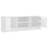 Mobile TV bianco 102x30x37,5 cm Materiale in legno Anteprima dell’immagine prodotto 6