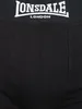 A close-up view of black boxer shorts with the Lonsdale London logo on the waistband. Produktbild-Vorschau