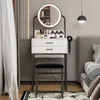 Puluomis Coiffeuse avec éclairage LED, 3 modes de couleur, Voir les images du produit 9
