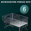 Kühlschrank Organizer 6er Set Stapelbare Fridge Organizer Produktbild-Vorschau 8