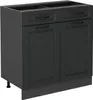 Küchenunterschrank Vicco R-Line Anthrazit Landhaus 80 cm Produktbild-Vorschau 1