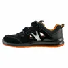 A side view of a black and orange work sandal. Produktbild-Vorschau