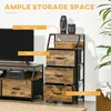 HOMCOM Cassettiera in stile industriale, 3 cassetti in Anteprima dell’immagine prodotto 4