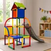 Moveandstic Toni Kletterturm mit Rutsche und Dach Produktbild-Vorschau 2