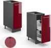 Armadio cucina dispensa alto Vicco Fame-Line Rosso bordeaux Anteprima dell’immagine prodotto 5
