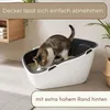 Katzenklo mit Deckel Katzentoilette Geschlossen mit Haube Produktbild-Vorschau 3