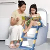 Höhenverstellbare Kinder-Toilettenleiter mit Griffen, blau Produktbild-Vorschau 7