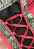 Kinder Mittelalterkleid Eleanor, kurzarm, rot/schwarz : 110 Produktbild-Vorschau 6