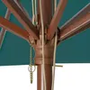Sonnenschirm Holz 3m rund Garten knickbar UV-Schutz Produktbild-Vorschau 8