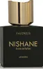 A black bottle of Nishane Favonius perfume with a gold cap. Voir les images du produit