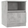 vidaXL Nachttische 2 Stk. Betongrau 40x40x50 cm Produktbild-Vorschau 4