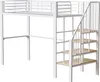 Merax Patrová postel 90x200cm s úložným prostorem a schody, Náhled obrázku produktu 7