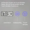 Badspiegel mit Beleuchtung 80x60cm LED Spiegel mit Uhr | Produktbild-Vorschau 5