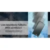 A power bank is shown in a rugged, icy environment, highlighting its durability and resistance to the elements. Text overlays describe its features. Anteprima dell’immagine prodotto