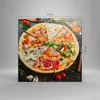 Bild auf Leinwand - Leinwandbild - Pizza Käse Tomaten - Produktbild-Vorschau 3