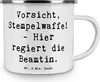 Mr. & Mrs. Panda Kaffeepott Spruch Beamtin Stempelwaffe - Produktbild-Vorschau 3