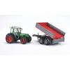 Bruder 2104 - Fendt 209S mit Bordwandanhänger Produktbild-Vorschau 15