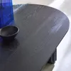 sweeek - Ovaler Couchtisch Heveaholz und Eichenfurnier - Produktbild-Vorschau 5