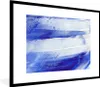 MuchoWow® Gerahmtes Poster Farbe - Design - Blau 80x60 cm - Produktbild-Vorschau 1