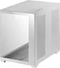 A white computer tower case with tempered glass panels. Náhled obrázku produktu