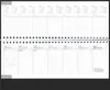2026 Güss Tischquerkalender 30x13cm Tucson schwarz 1W/2S Produktbild-Vorschau 2