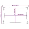 vidaXL Tenda da sole grigio chiaro 3x2 m 100% poliestere Anteprima dell’immagine prodotto 8