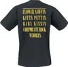 Nirvana Flower Sniffin (Back Print) Black 2XL T-Shirt Produktbild-Vorschau 4