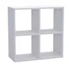 Brüder-Möbel | Cube police 2x2 - Bílá police - 4 přihrádky Náhled obrázku produktu 1