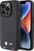 Etui BMW kožené razítko Tricolor Do Iphone 15 Pro - Czarne Náhled obrázku produktu 1
