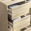 vidaXL Schreibtisch Sonoma-Eiche Holzwerkstoff 90 x 37,5 x Produktbild-Vorschau 4