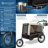 KESSER® Rimorchio per cani Boxer 3-in-1: passeggino per Anteprima dell’immagine prodotto 2