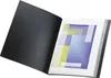 An open black binder with pages inside showing a colorful abstract geometric design. Anteprima dell’immagine prodotto