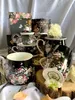 DUO FLORAL Jumbobecher 480 ml VINTAGE FLOWERS BLACK mit Produktbild-Vorschau 4