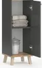 Badmöbel-Set Vicco Senyo Anthrazit 5 Teile, mit Regalen, Produktbild-Vorschau 6