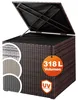 CASARIA® Auflagenbox 318L Polyrattan - Wetterfeste Garten Produktbild-Vorschau 1